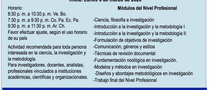 Formación científica de investigadores