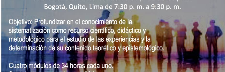 Diplomado Sistematización de experiencias